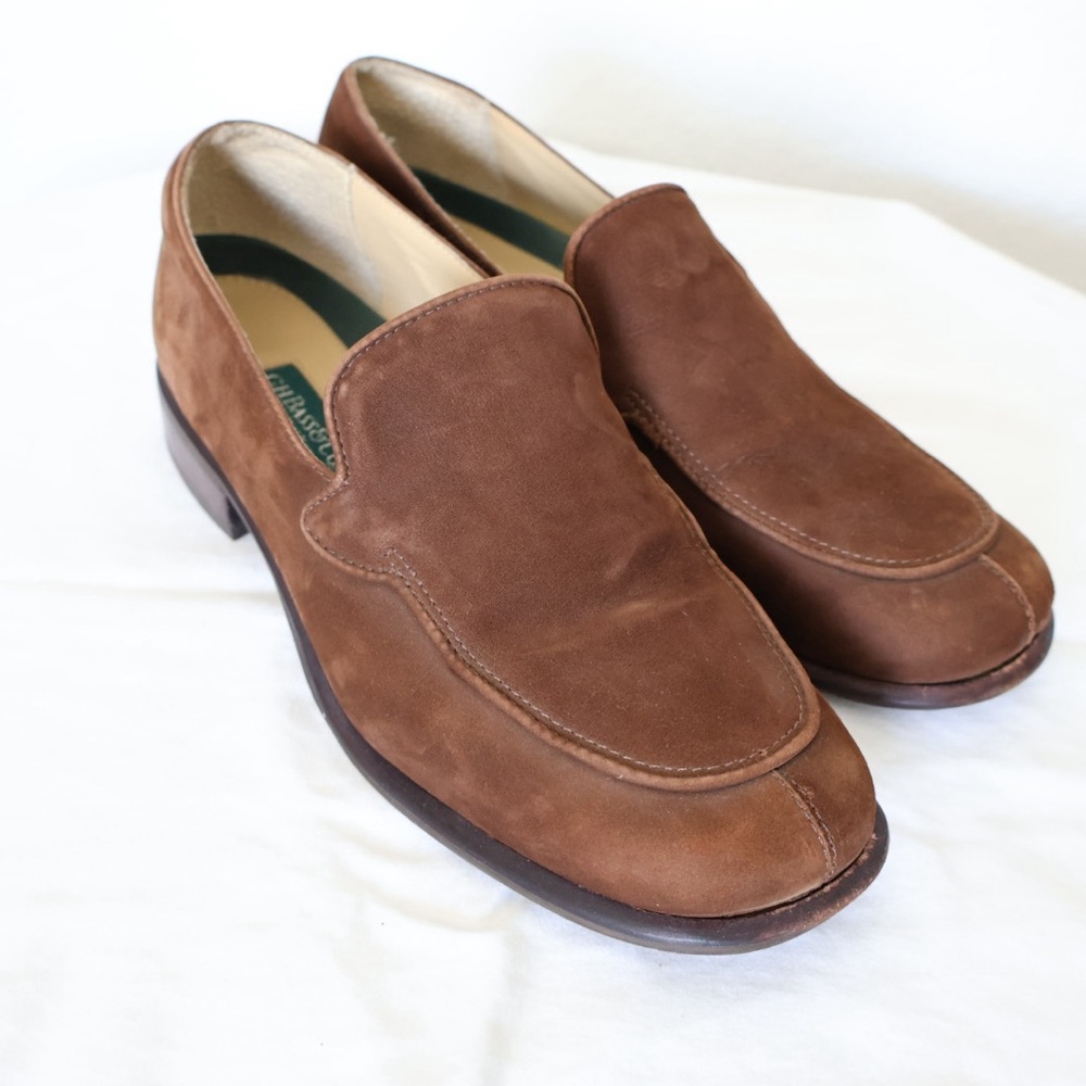 GH Bass and Co genuine leather Brown Suede Women’s Loafers